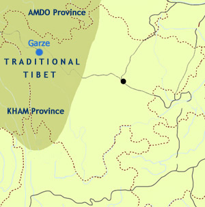 Map of Tibet